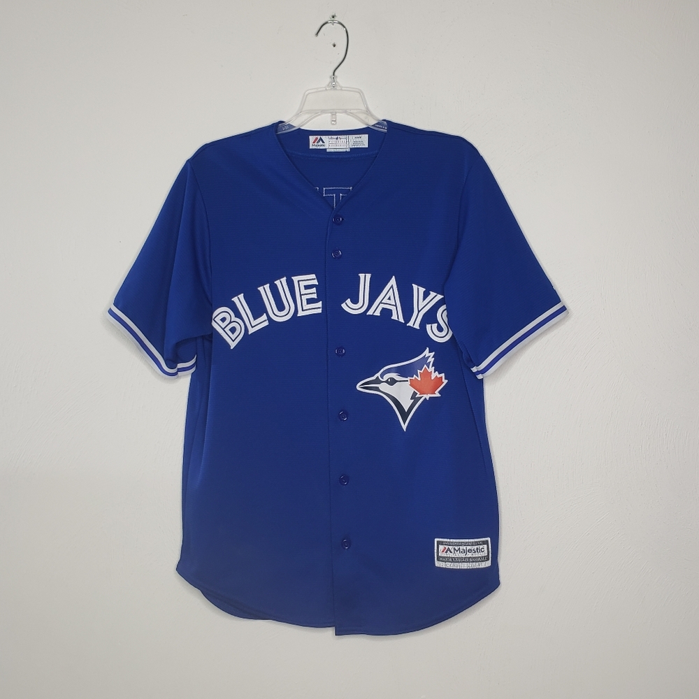 Majestic MLB Genuine Merch Toronto Blue Jays Bautista Jersey Size Medium - Picture 2 of 9